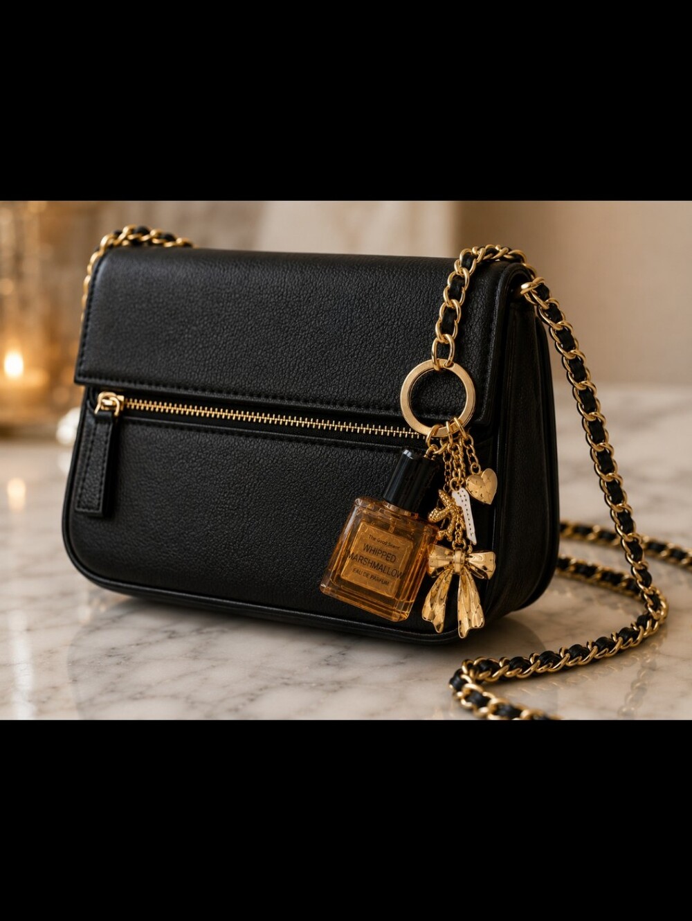 Whipped Marshmallow Rollerball 12ml Gold Bag Charm Keychain Is Viral On Tik Tok